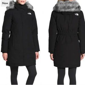 THE NORTH FACE Arctic Waterproof 550-Fill-Power Down Parka with Faux Fur Trim